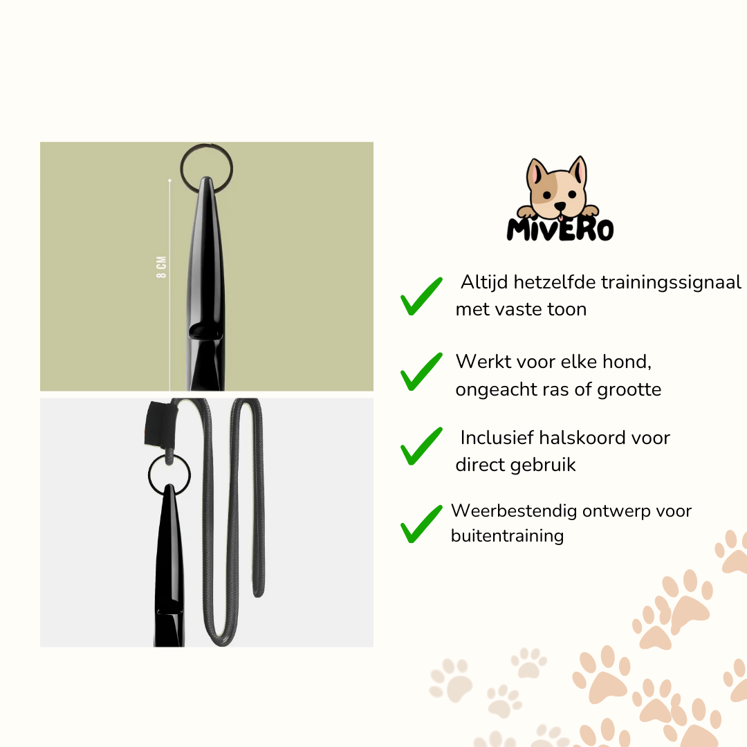 TruSound -  Consistente Trainingsfluit Hond
