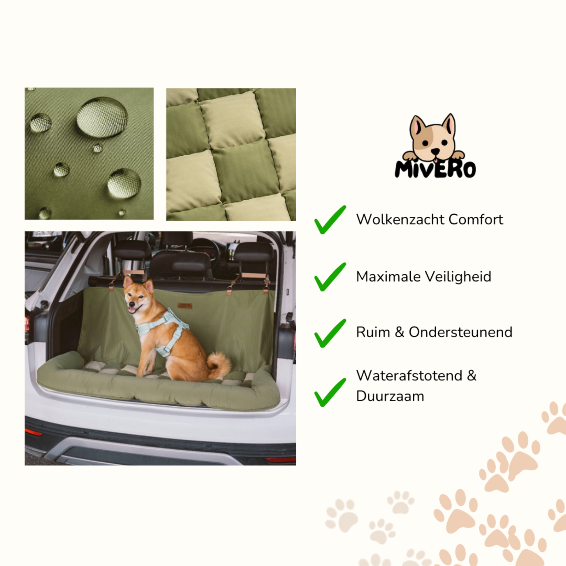 PawSecure - Veilig Autostoel Hondenbed