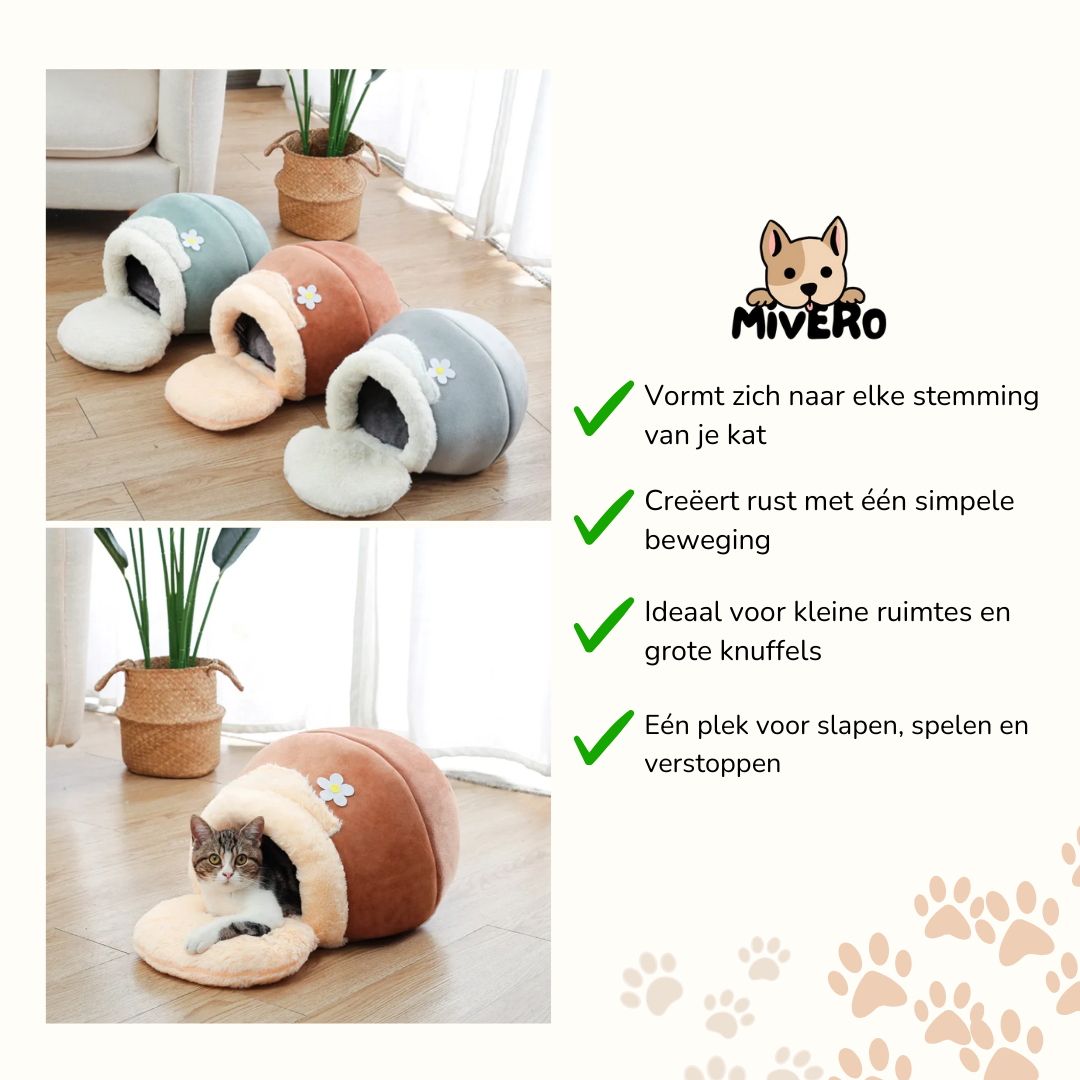 Fluffin -  Multifunctionele Knuffel Schuilplaats