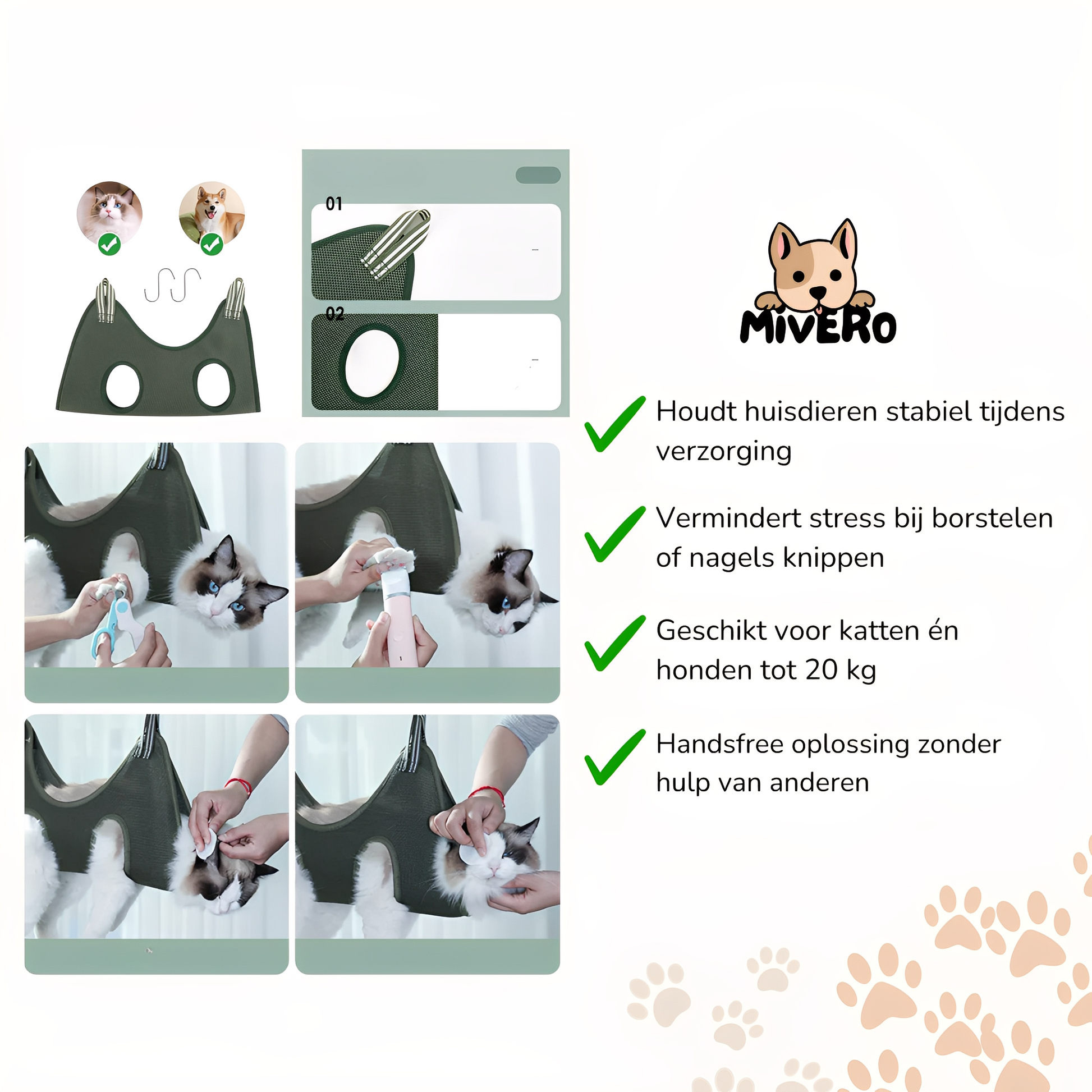 Pawsway - Handsfree Verzorgings Hängmatta