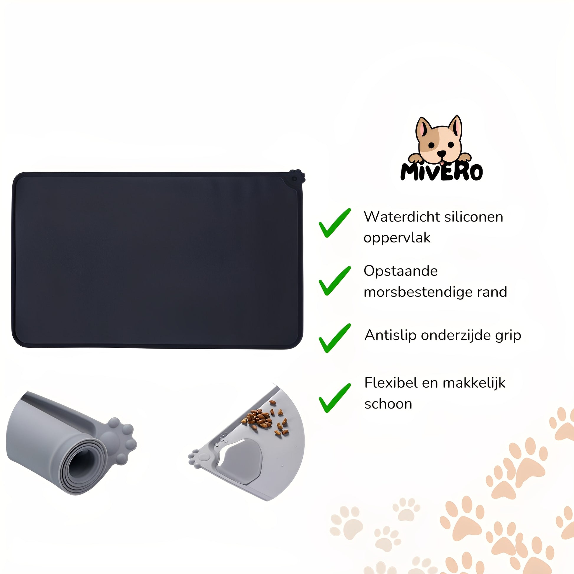 SpillStop - Siliconen Antislip Voermat