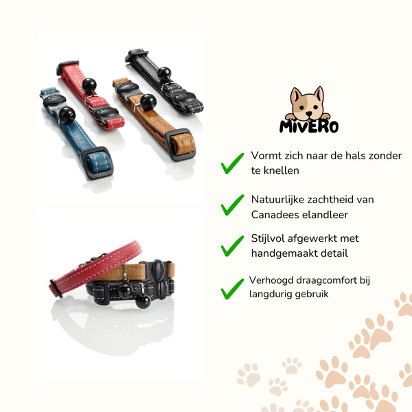 Elandleer Kattenhalsband