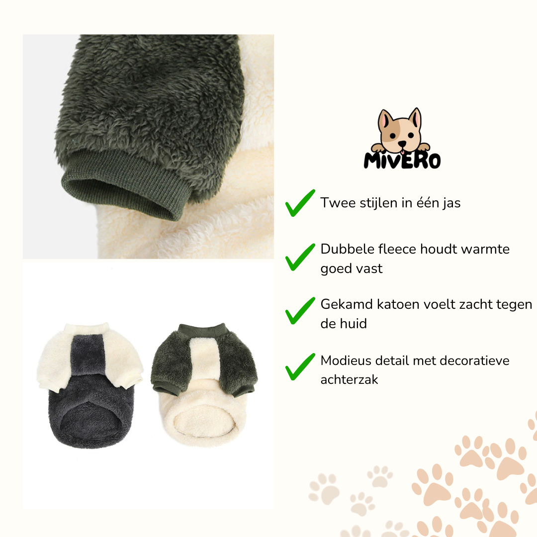Cozyon - Omkeerbare Fleece Hondenjas