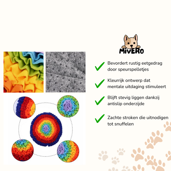 SniffTopia - Interactieve Fleece Snuffelmat