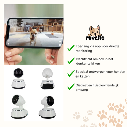GuardiPet - WiFi Nachtzicht Huisdiercamera