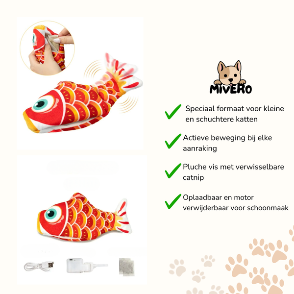 Snugglefin -  Interactieve Catnip Kattenspeeltje