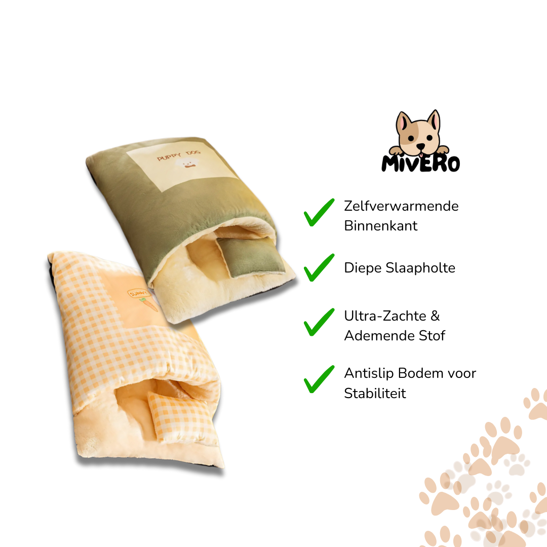 FluffCove - Gesloten Verkoelend Kattenbed