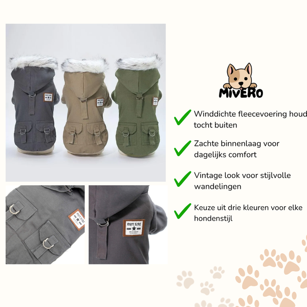 Wooffle - Winddichte Fleece Hondenjas
