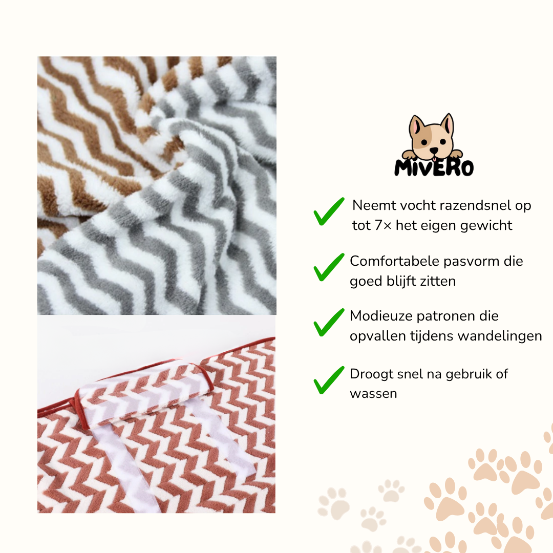 Soakout -  Sneldrogende Microvezel Hondenbadjas