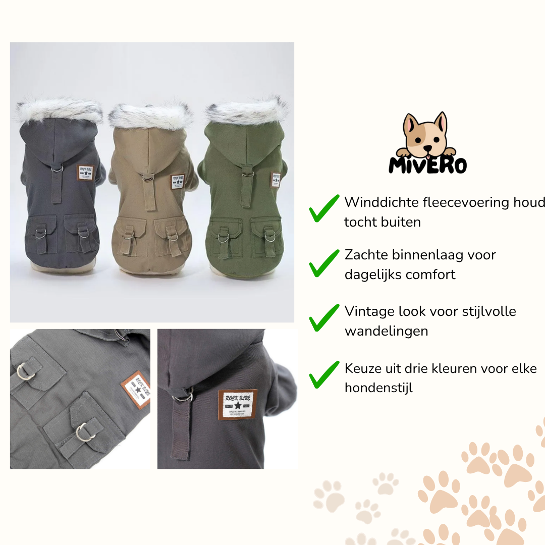 Wooffle - Winddichte Fleece Hondenjas