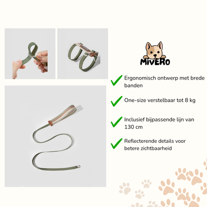 Meowalk - Reflecterend Ergonomisch Kattentuigje