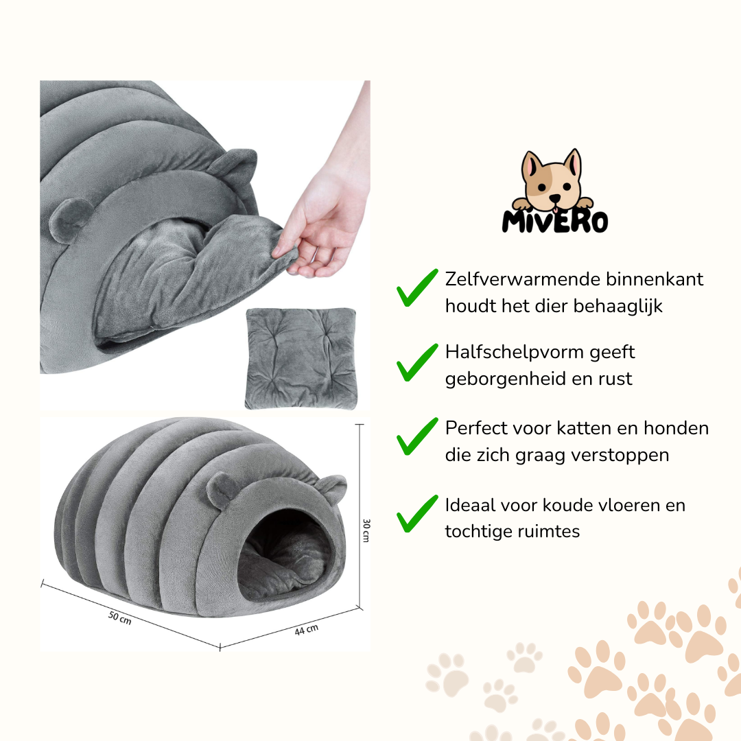 Snugro -  Zelfverwarmend Geborgen Huisdierenbed