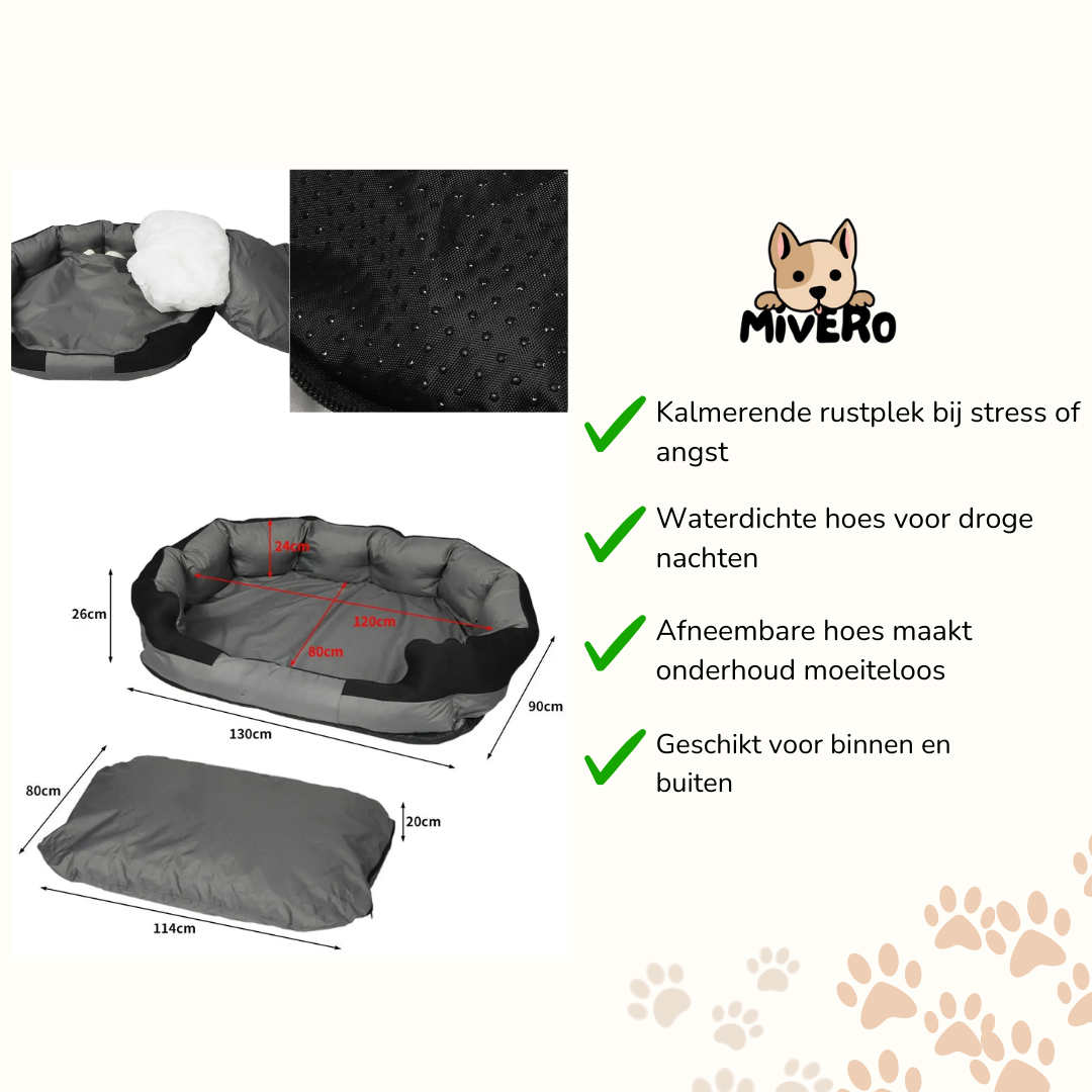 Snuggo - Waterdicht Kalmerend Hondenbed