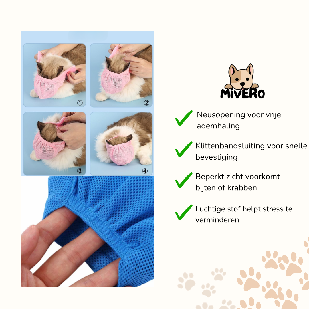 SnugGuard - Ademend Veiligheids Kattenmasker