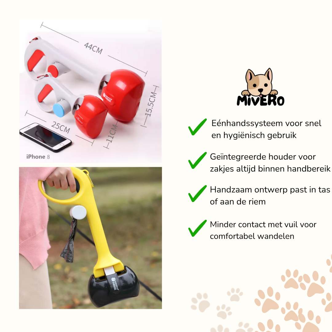 Scoopi - Eénhandige Hygiënische Poepgrijper