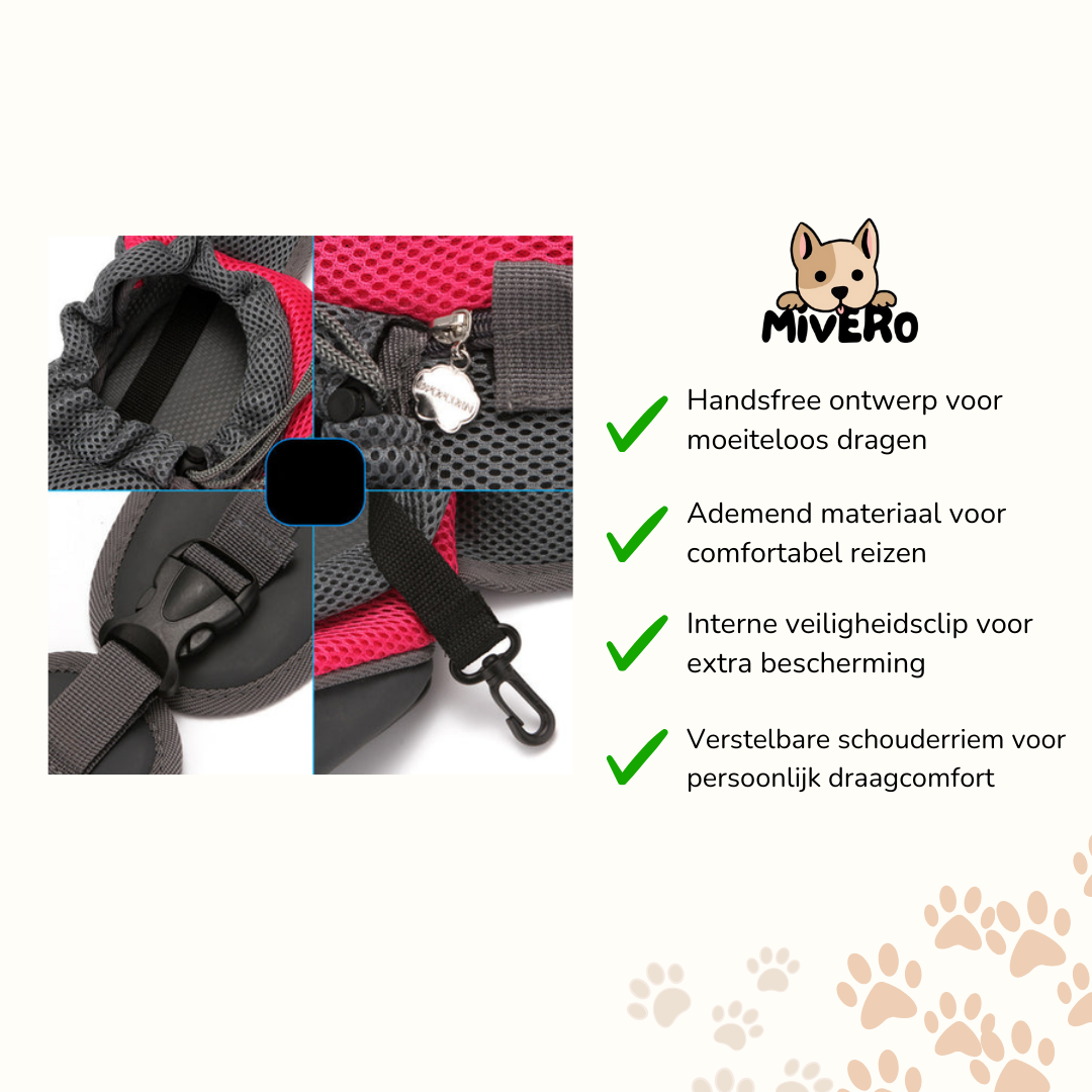 PetPouch -  Ademende Veilige Huisdierentas