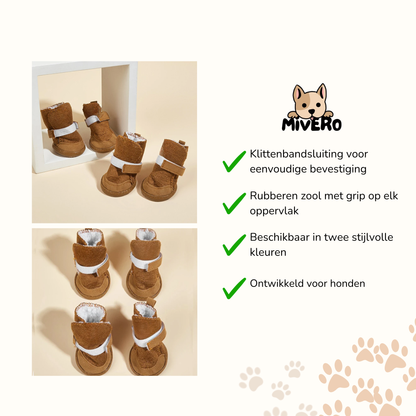 Pawzies - Beschermende Rubberen Hondenschoentjes