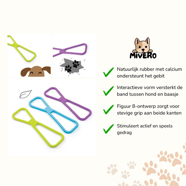 BiteBond - Rubberen Interactieve Trekspeeltje