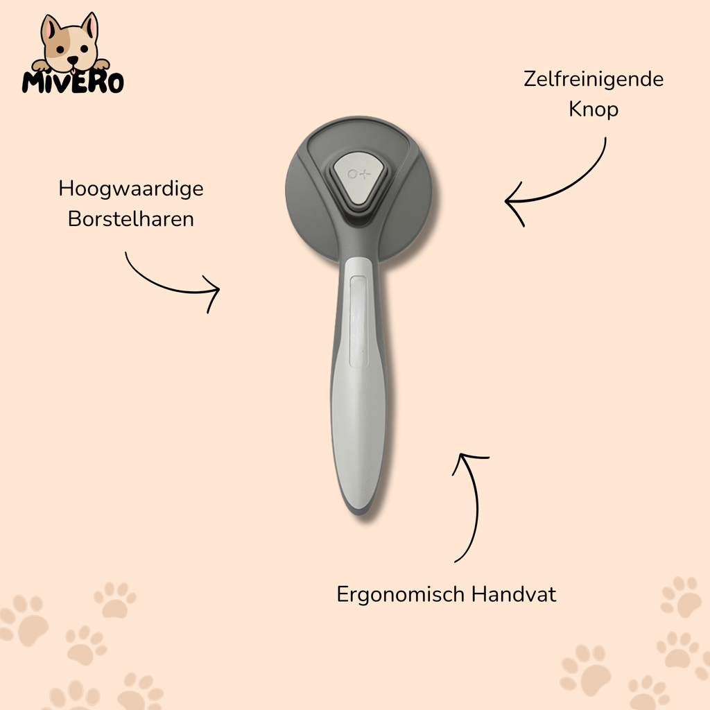 Groomzy - Haarverwijderende Kattenborstel
