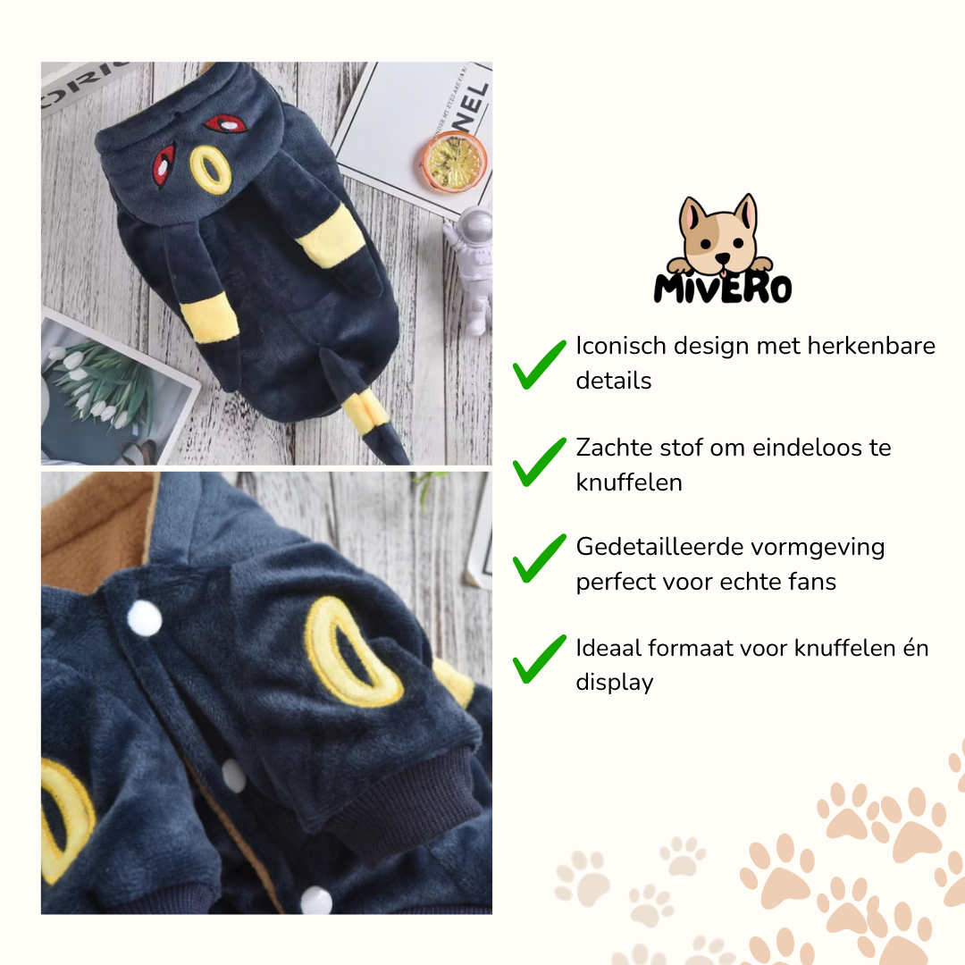 Poklush - Gelicenseerde Pluche Umbreonknuffel