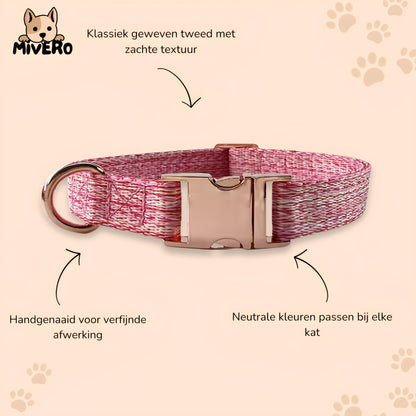 Snuggleband - Zachte Tweed Hondenhalsband