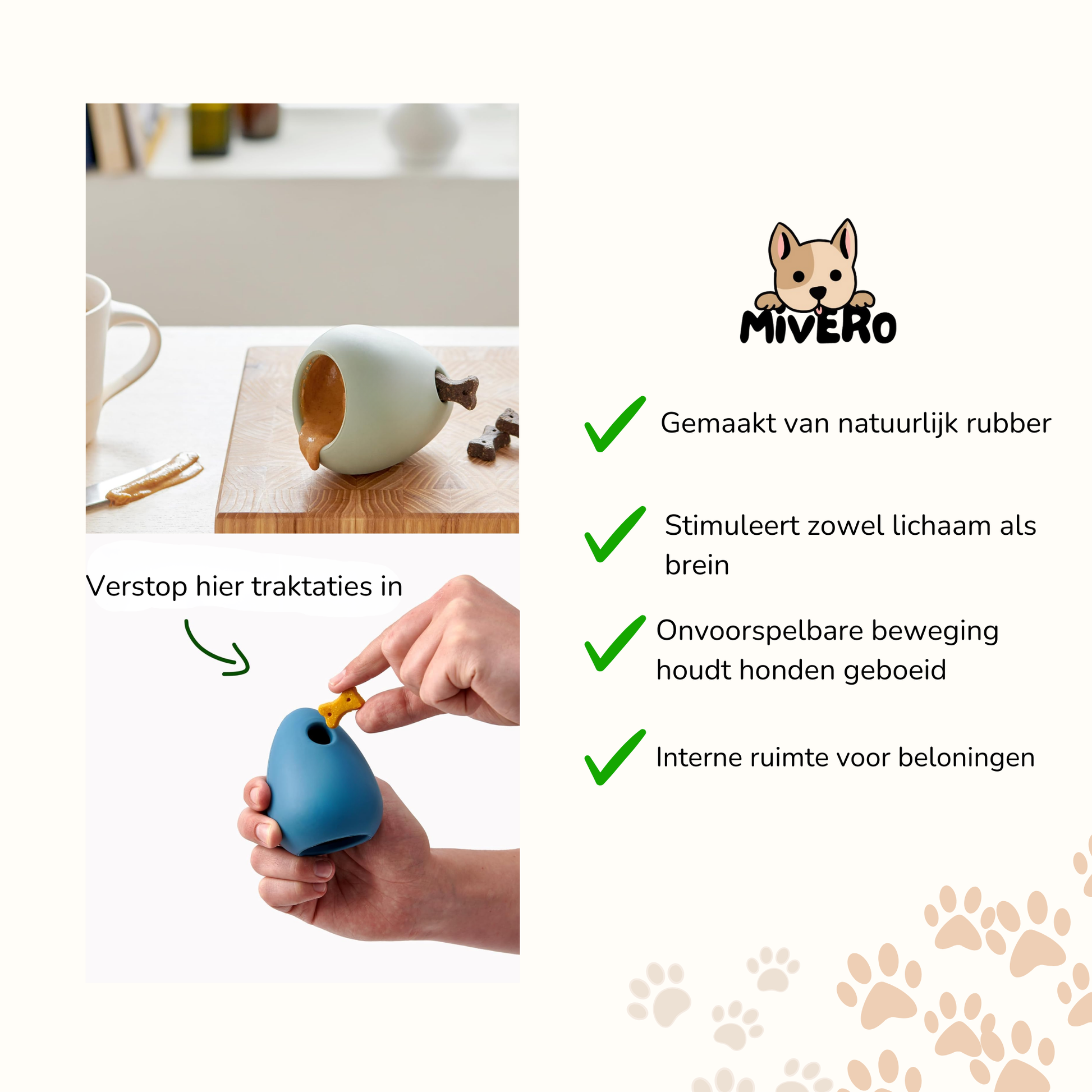 EcoChew -  Interactief Traktatiespeeltje Hond