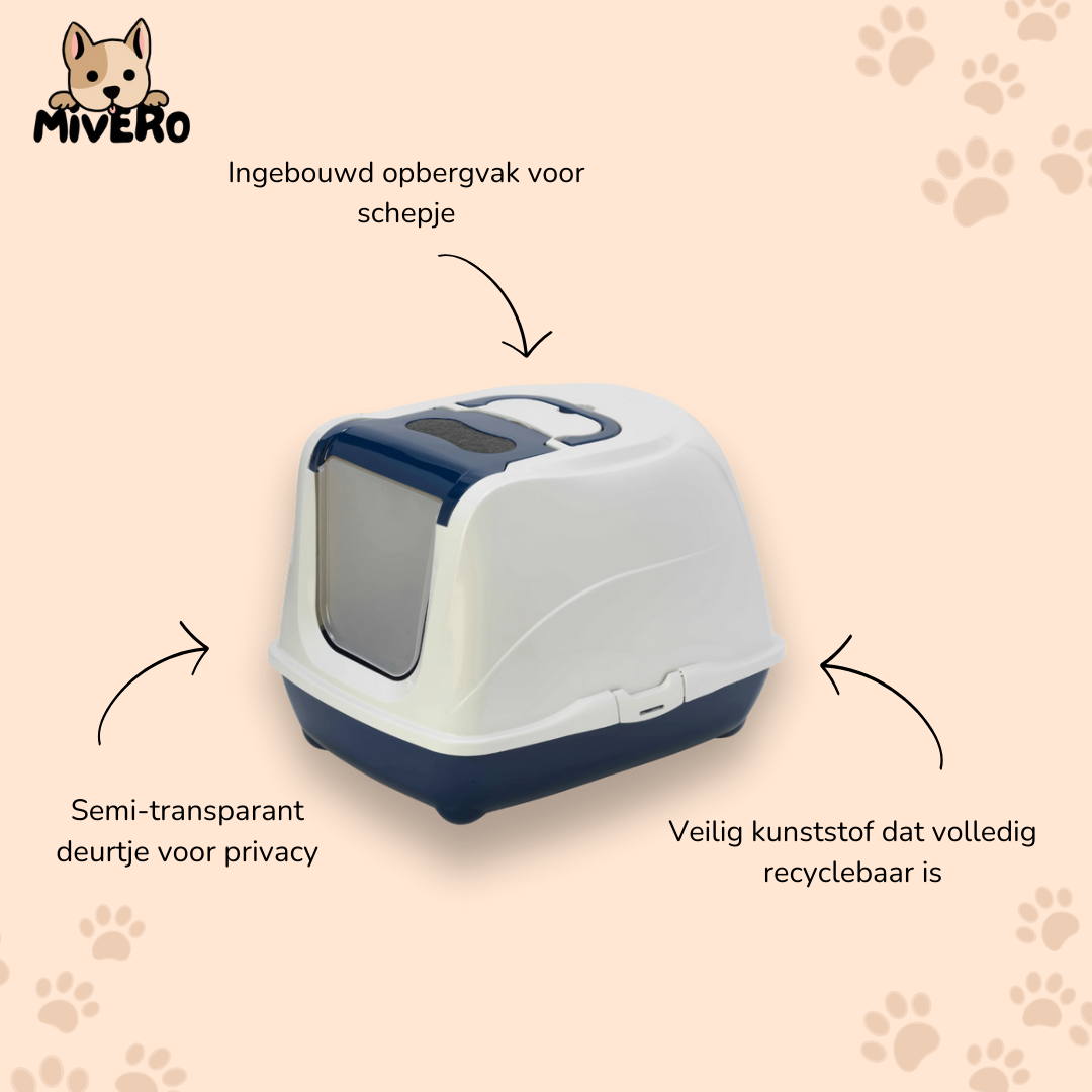 Purriva -  Geurfilter Flip-Kattenbak