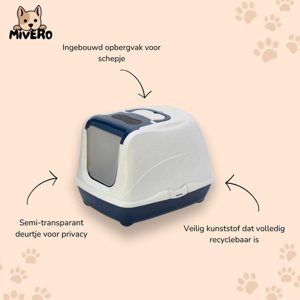 Purriva -  Geurfilter Flip-Kattenbak