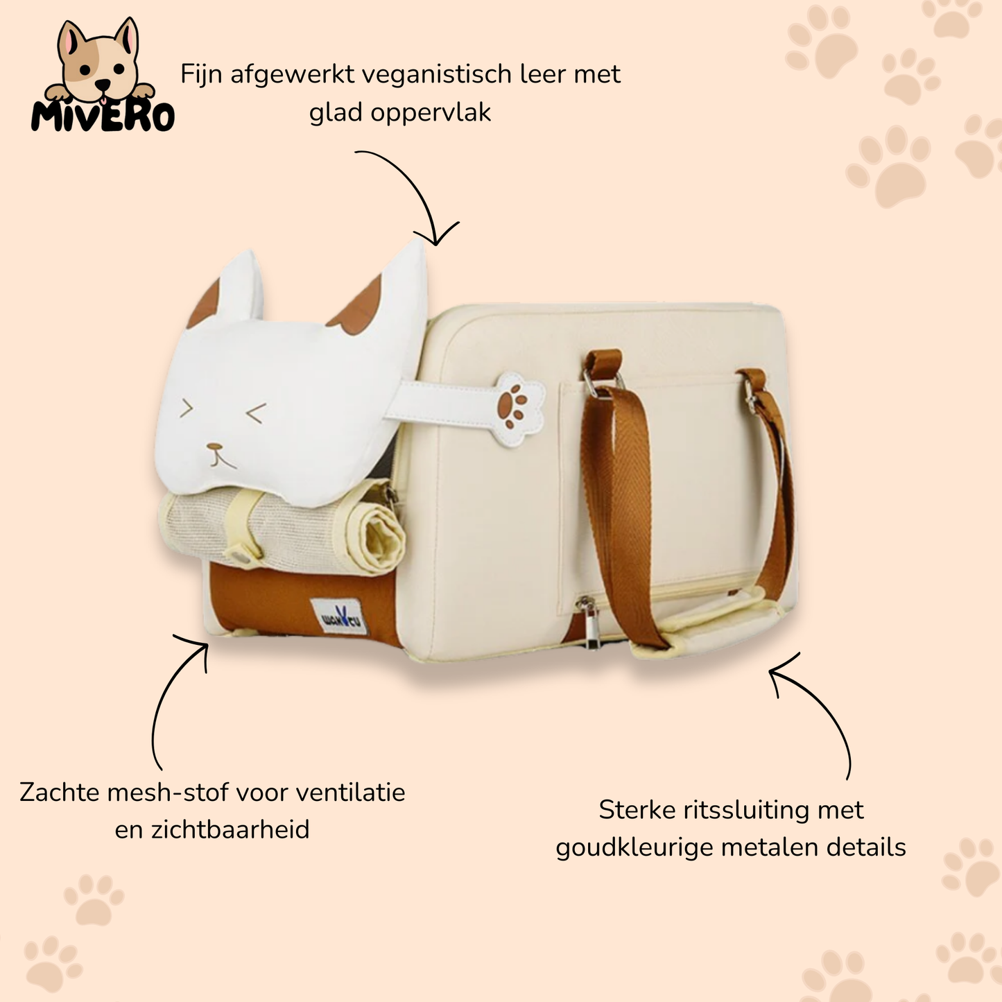 Travura - Veganleren Reisdraagtas Veilig