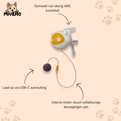 KittyBounce -  Interactieve Oplaadbare Kattenbal