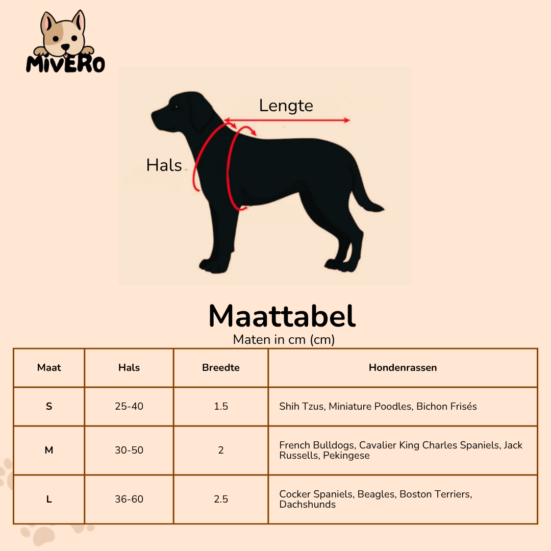Pawdentify - Gegraveerde Nylon Hondenhalsband