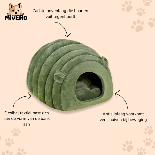 Snugro -  Zelfverwarmend Geborgen Huisdierenbed