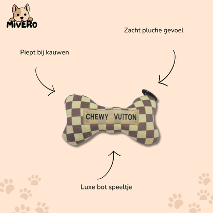 Chewluxe - Pluche Piepend Hondenspeeltje