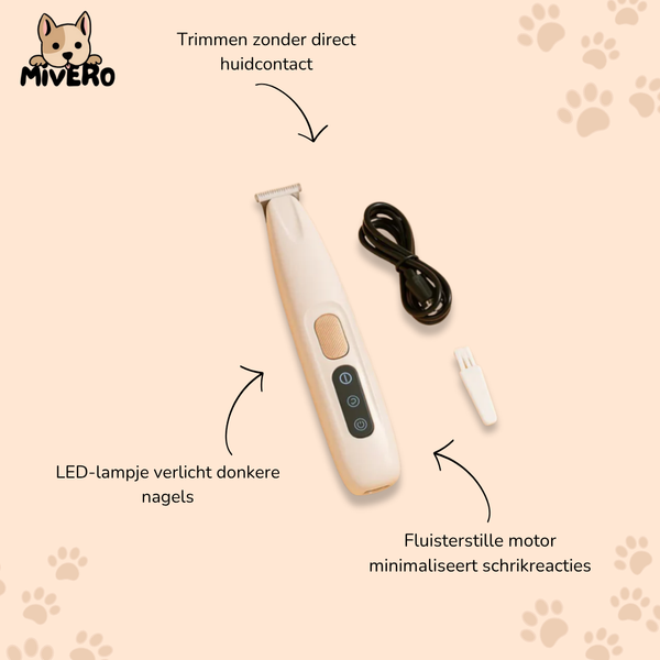 ZenClip - Veilige Fluisterstille Hondentrimmer