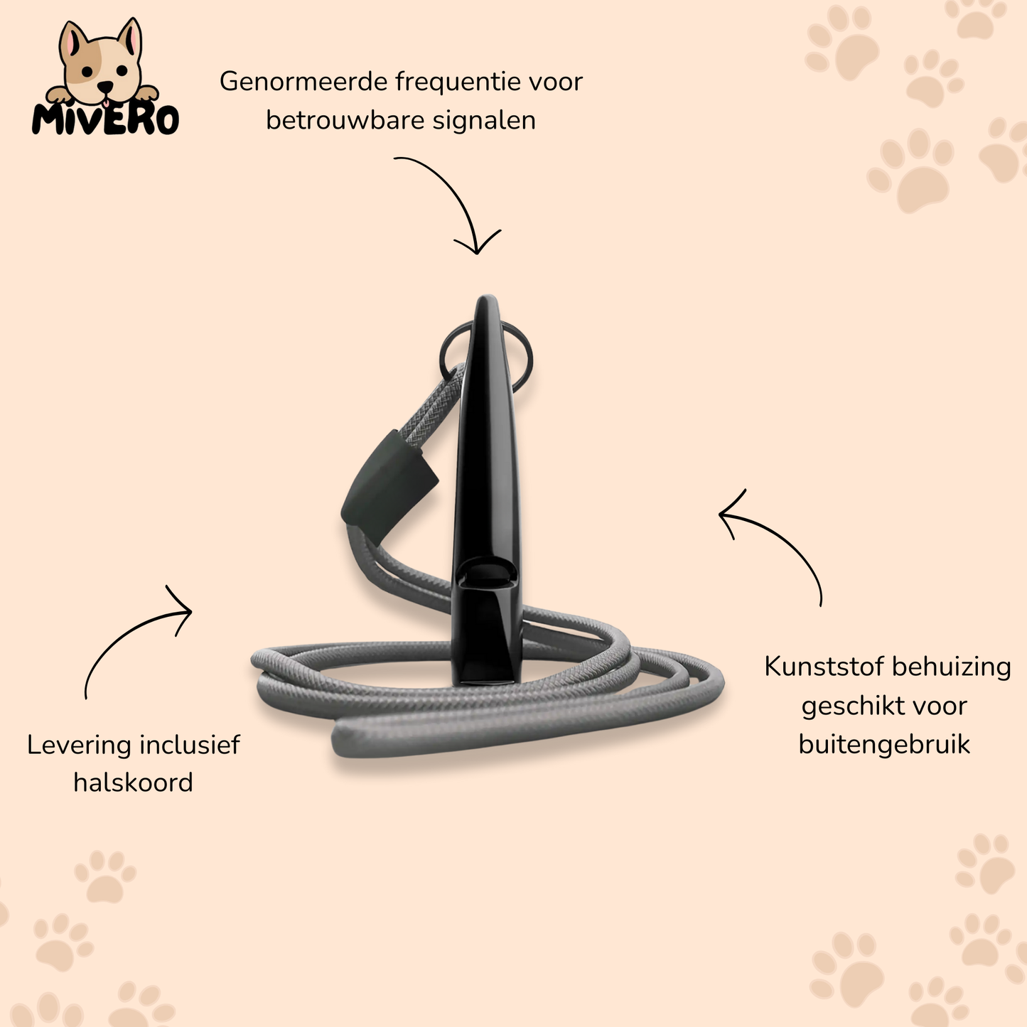 TruSound -  Consistente Trainingsfluit Hond