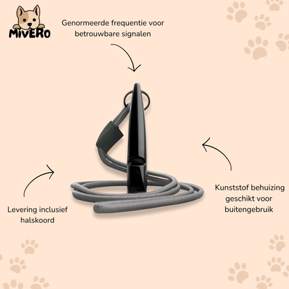 TruSound -  Consistente Trainingsfluit Hond