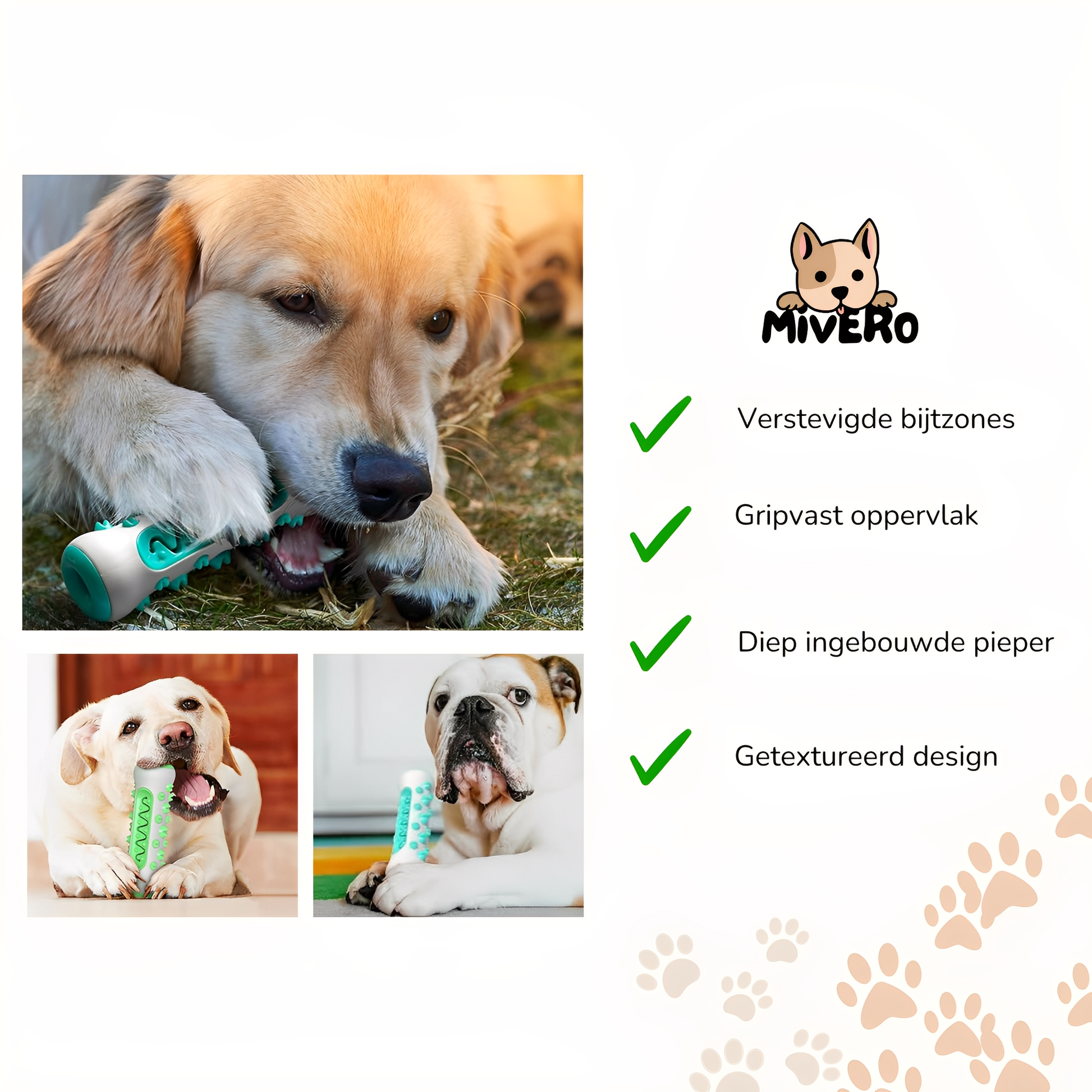 TuffBite -  Kauwbestendig Interactief Hondenspeeltje