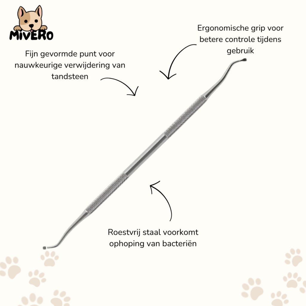 TartAway -   Dubbelzijdige Tandsteenverwijderaar Hond