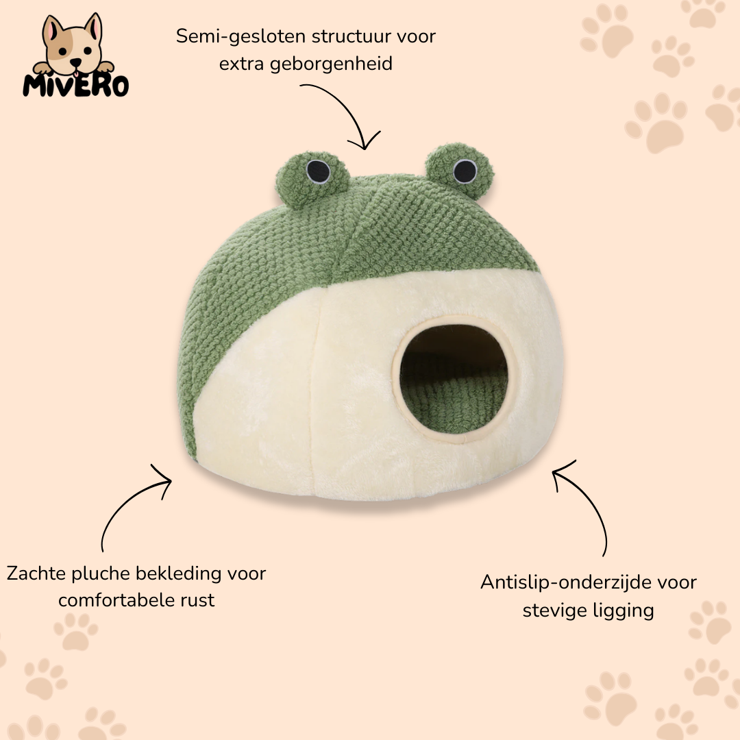 WarmCroak -  Pluche Antislip Huisdierenbed