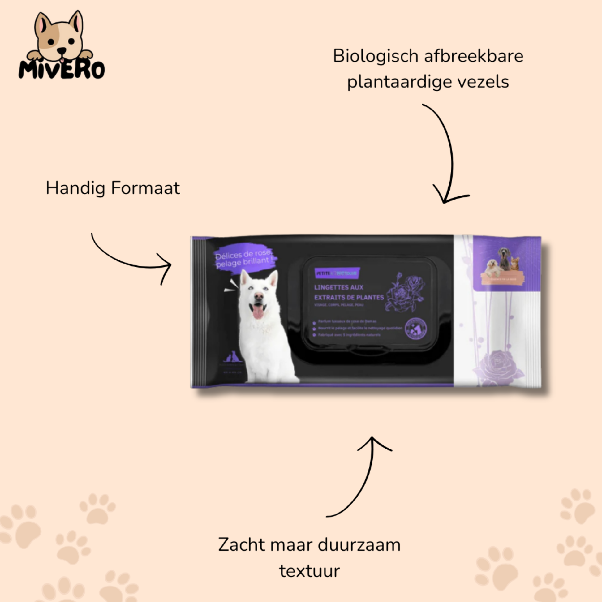 Cleanique - Hydraterende Reinigingsdoekjes Hond
