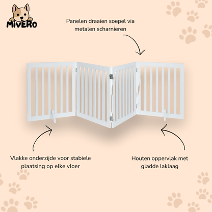 WoofNest - Opvouwbaar Houten Hondenhek
