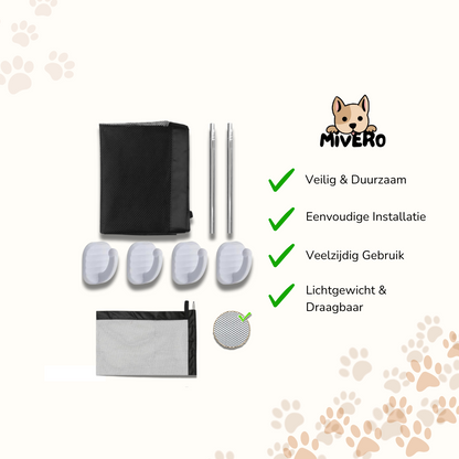 PawBlock - Uitschuifbare Mesh Hek