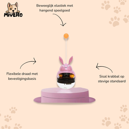 Whirlix - Veerbel Zuignap Kattenspeeltje