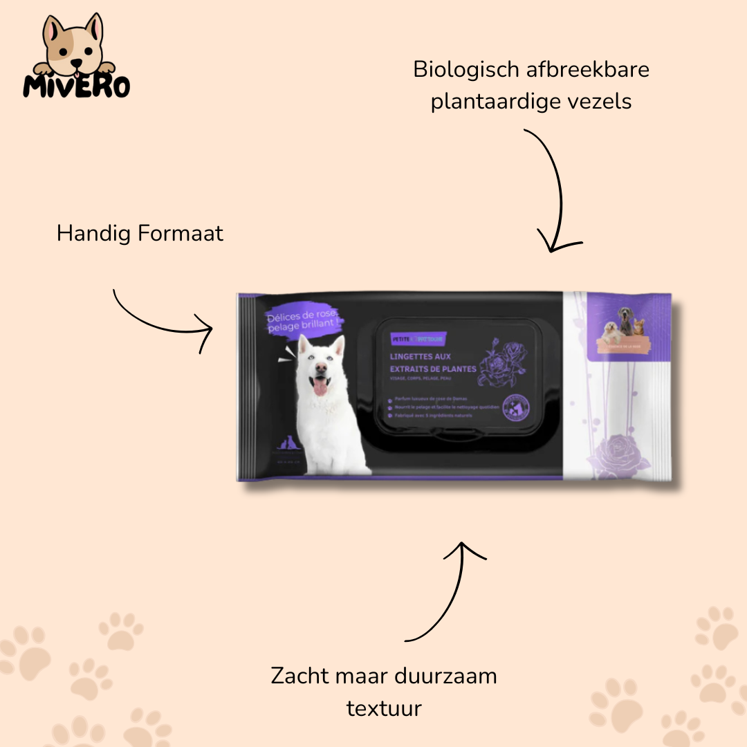 Cleanique - Hydraterende Reinigingsdoekjes Hond