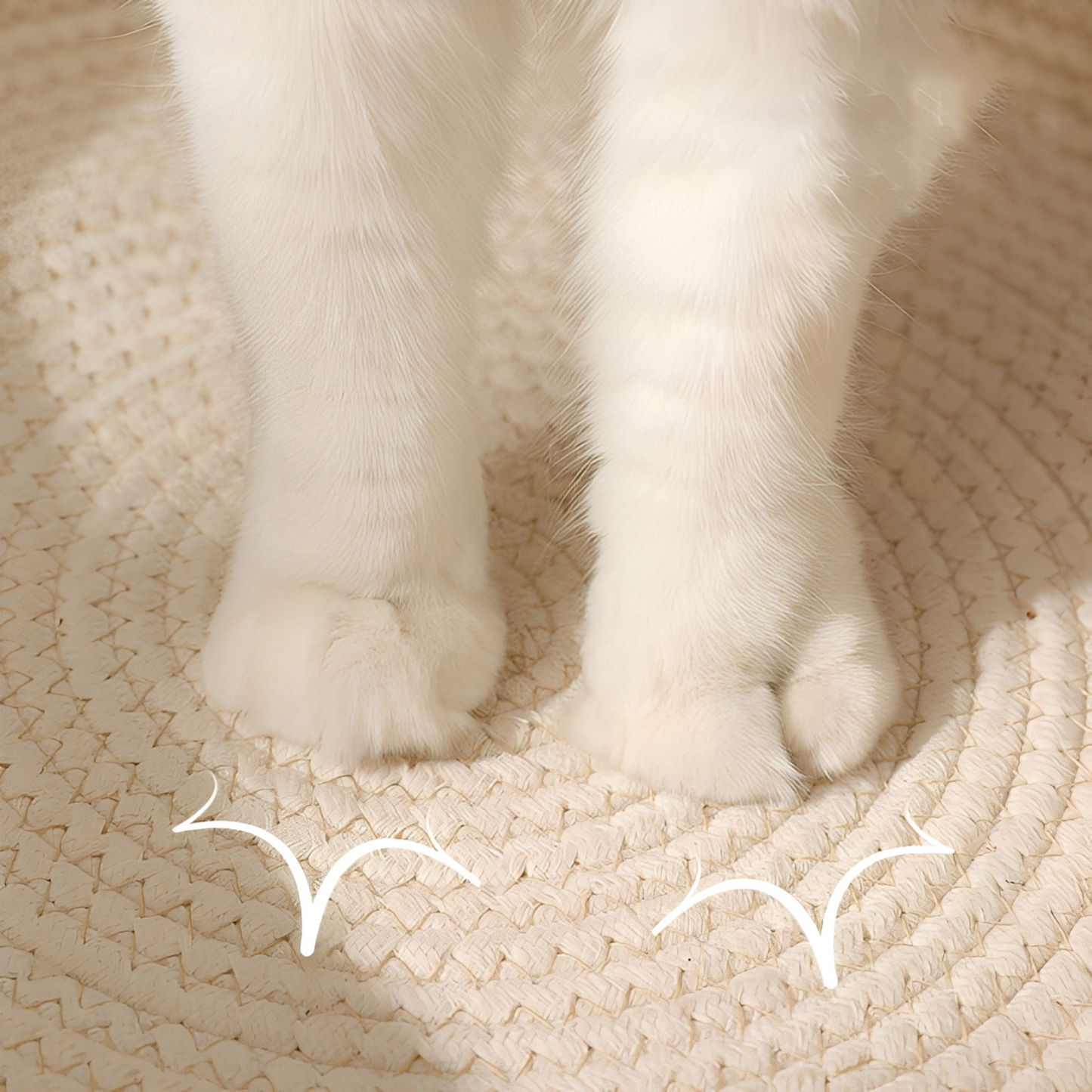 PawBasket - Katoenen Gevlochten Kattenmand
