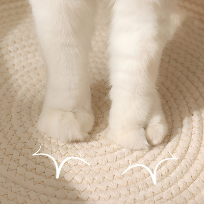 PawBasket - Katoenen Gevlochten Kattenmand