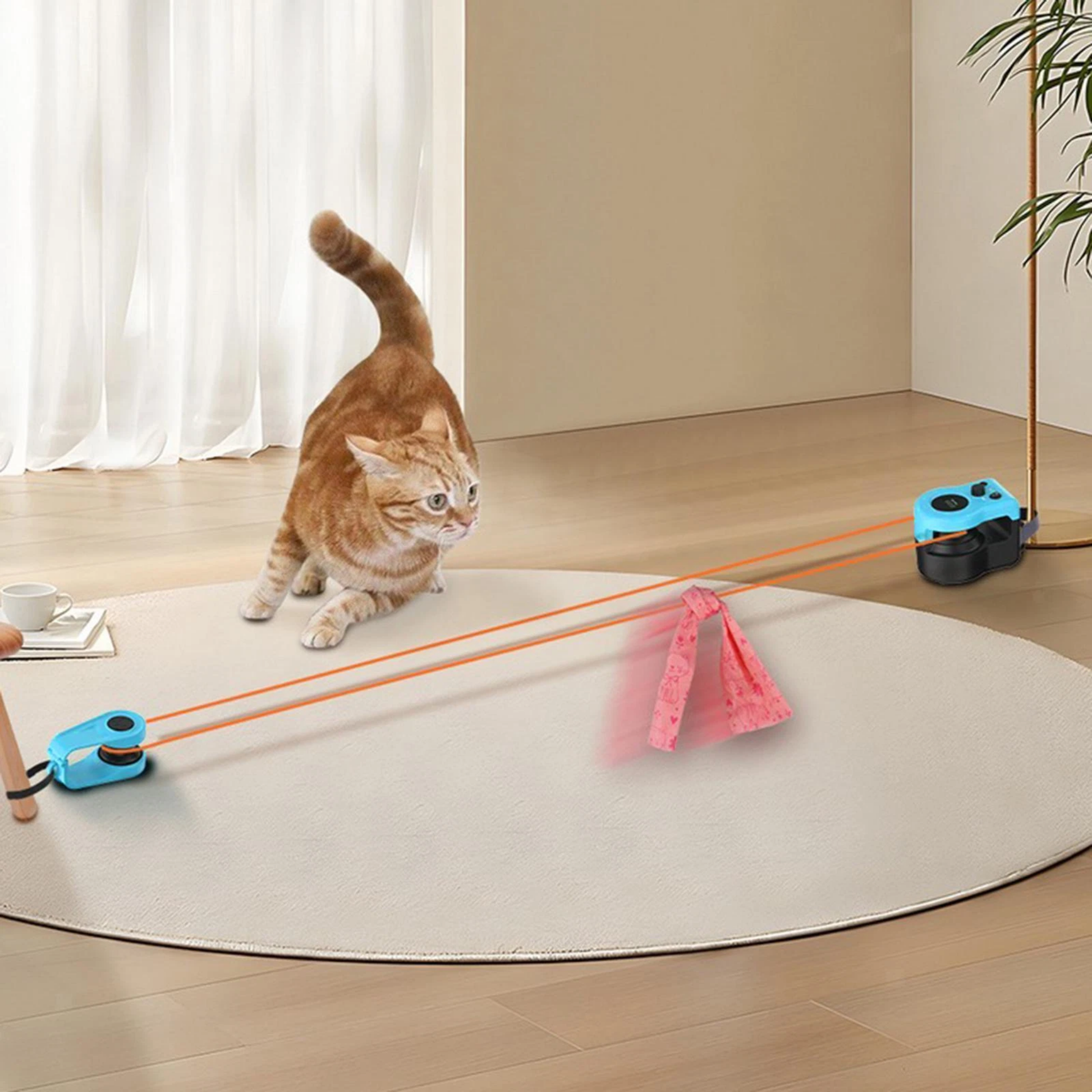 Huntro - Kattenspeelgoed Interactief Automatisch Oplaadbaar