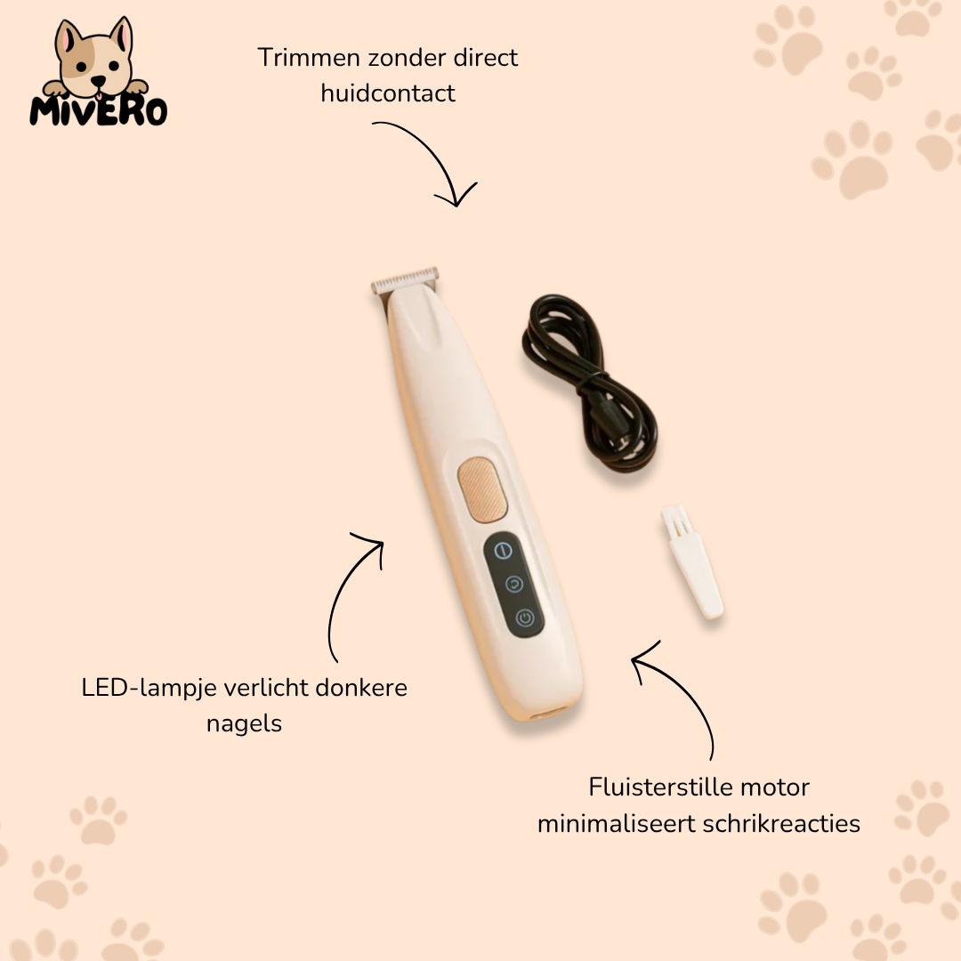 ZenClip - Veilige Fluisterstille Hondentrimmer