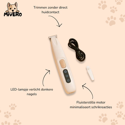 ZenClip - Veilige Fluisterstille Hondentrimmer