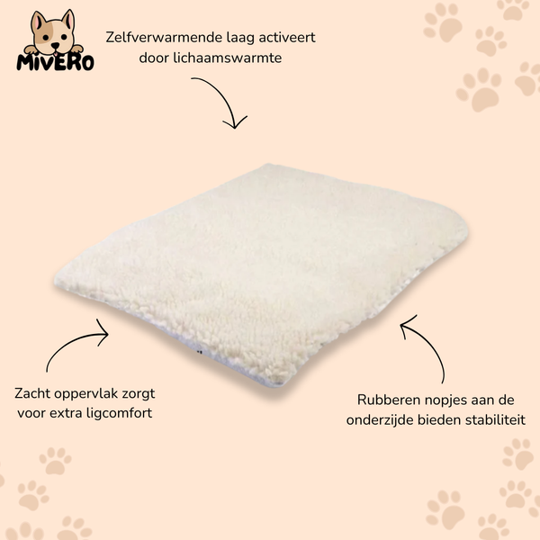 Thermat - Zelfverwarmende Antislip Huisdierenmat